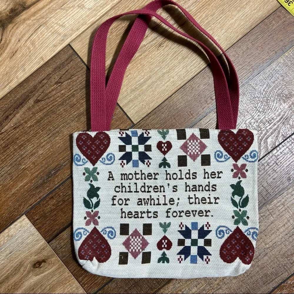 Mohawk Home Mother Gift Set Woven Blanket and Tote Bag